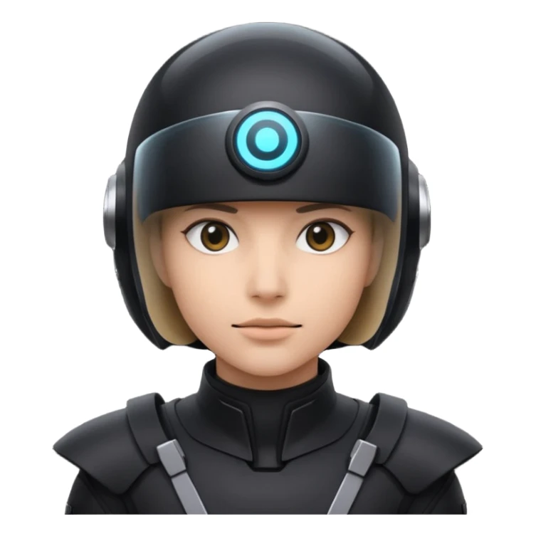 time traveler in black clothes sticker