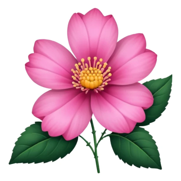 pink girly framed flower picture sticker