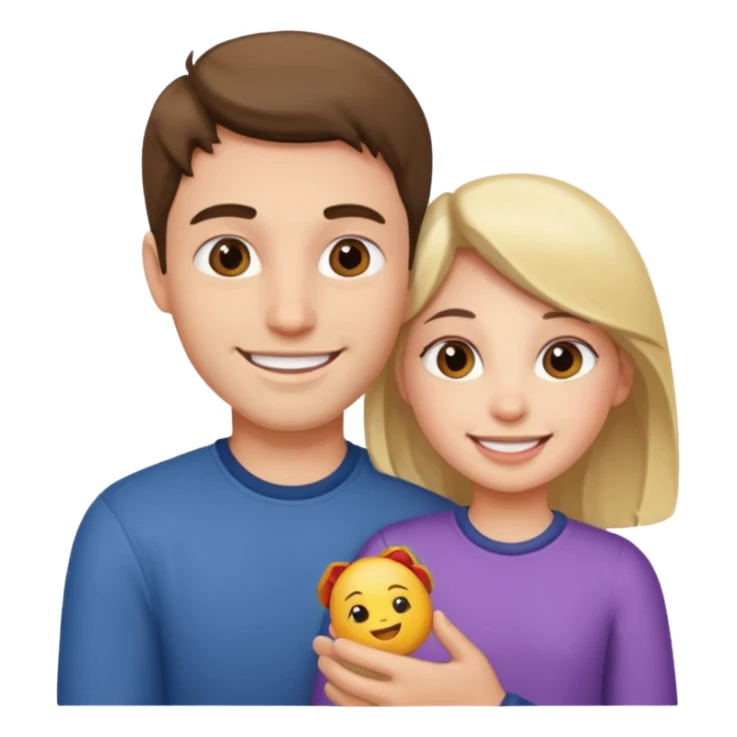 A guy holding a girl on her ass sticker