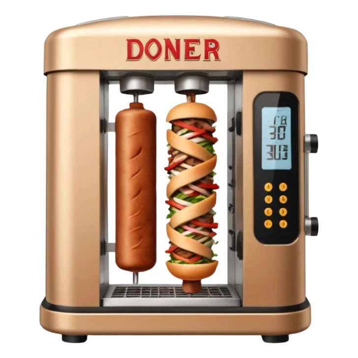 döner spit machine sticker