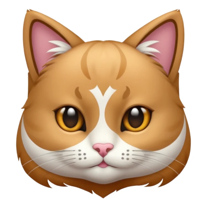 Gato celeste animado y con blanco sticker