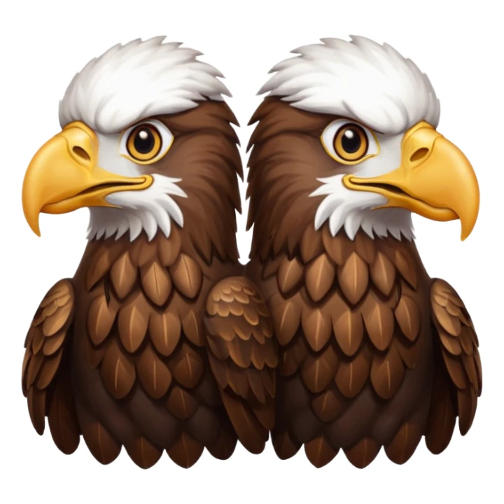 Eagle with two heads sticker
