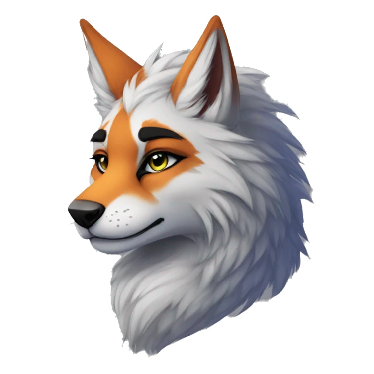 Edgy anthro furry by Falvie, LiLaiRa, AngieWolf sticker