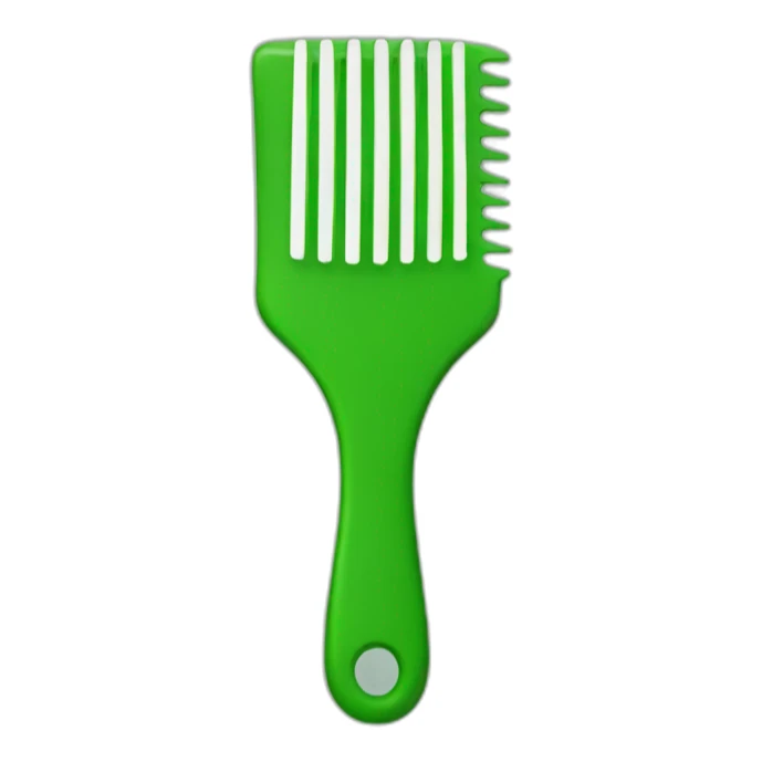 comb green sticker