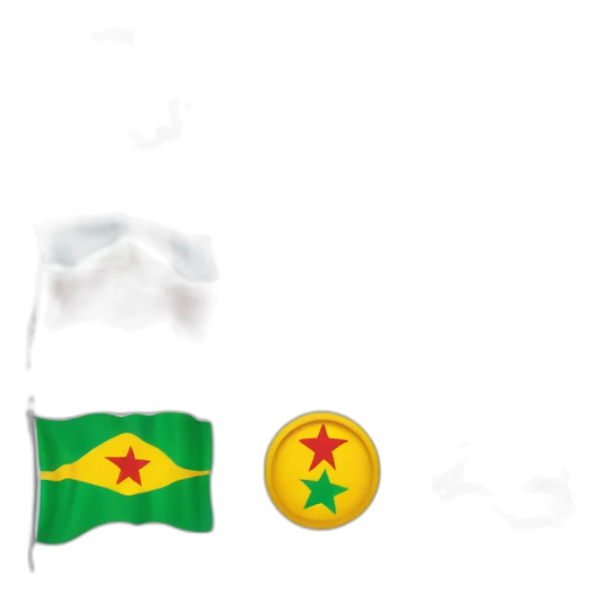 emojis-alexandru-soLe drapeau de la RDC avec les couleurs du Congo Brazzaville  sticker