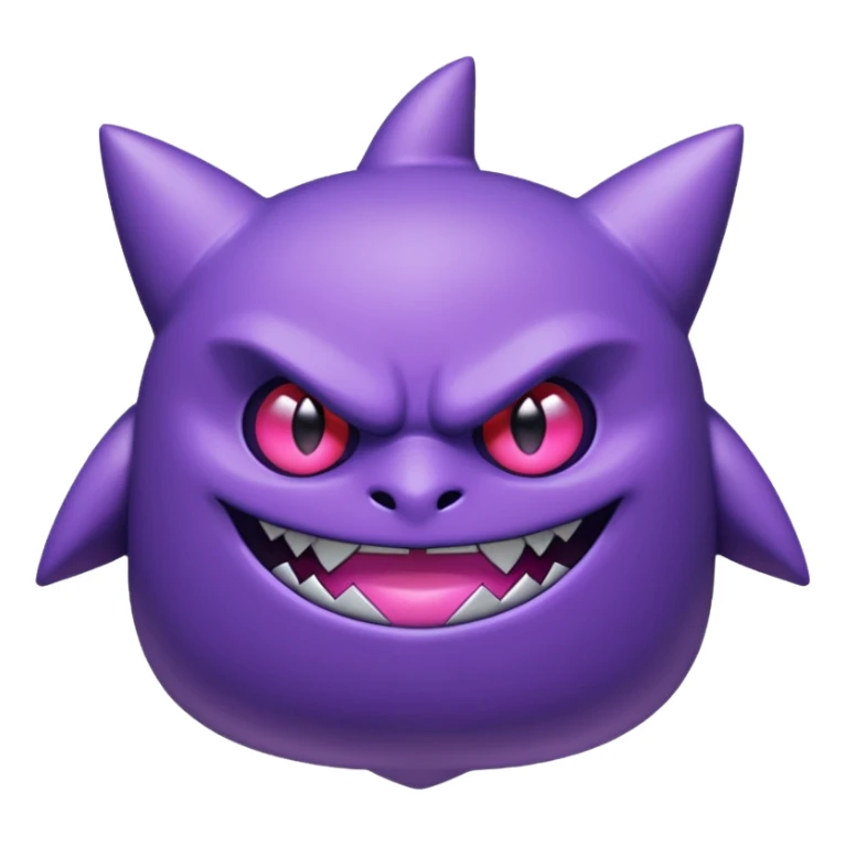 Pokemon legendary purple and pink mega gengar sticker