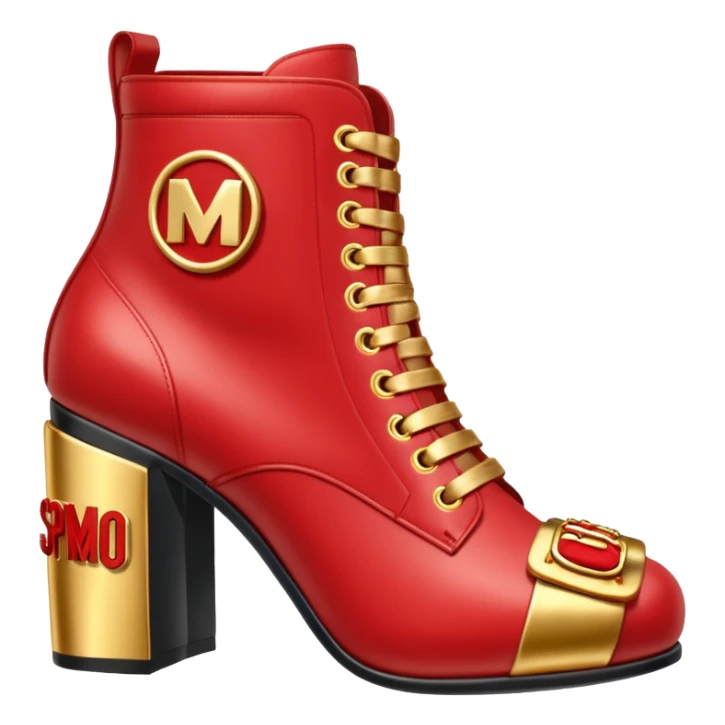 Moschino spam logo can shoe   sticker
