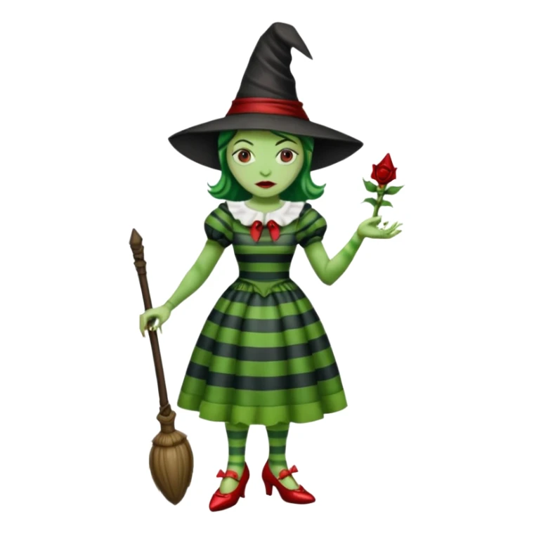 Wicked Witch of the East from the Wizard of Oz sticker