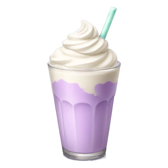 Lavender milkshake sticker
