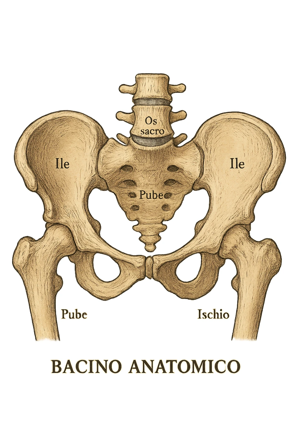 Bacino anatomico sticker