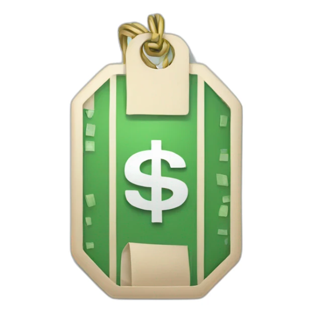 tag price money sticker