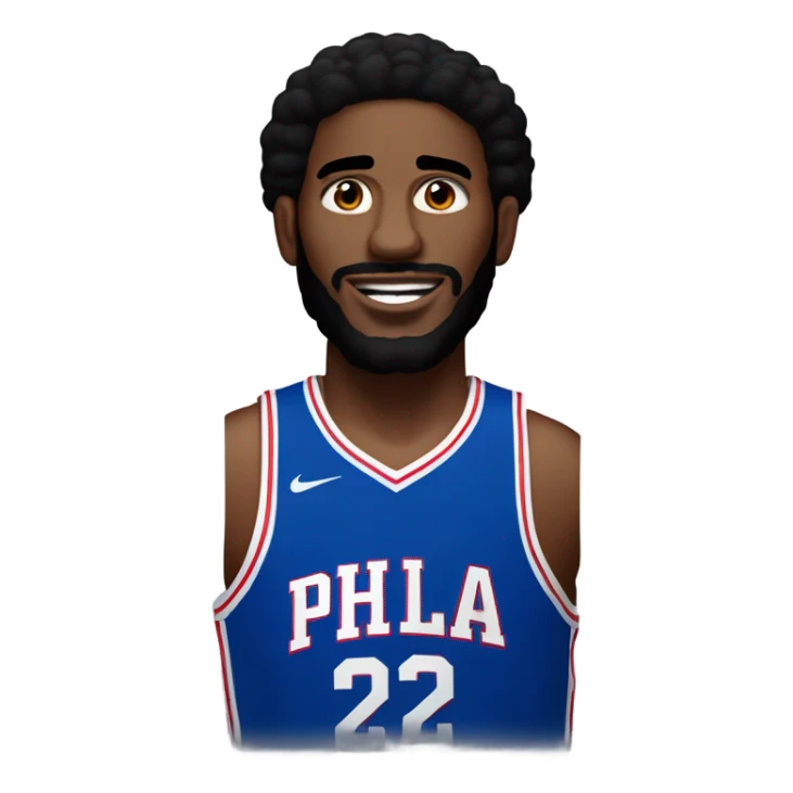 Joel Embiid from Philadelphia 76ers sticker
