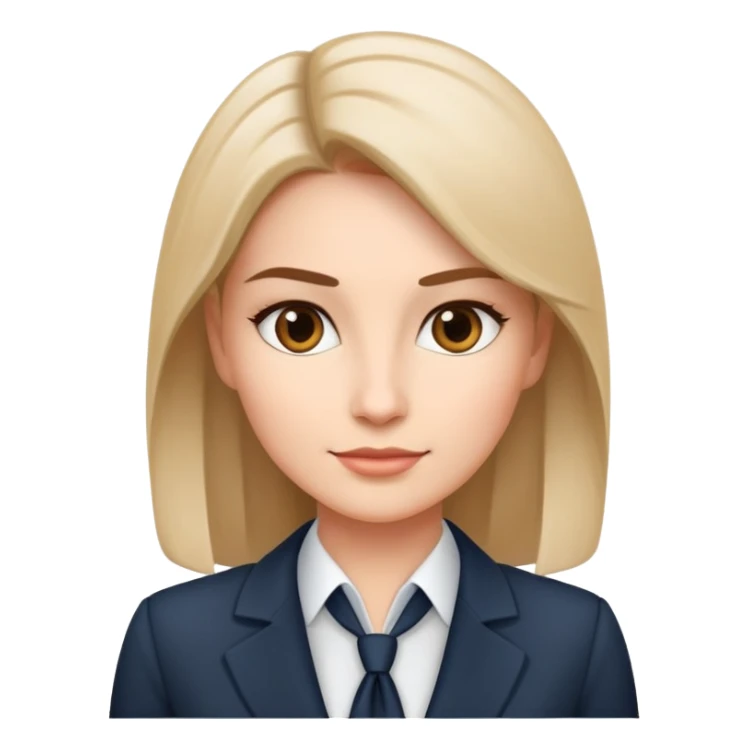 ceo woman confidently wears smart business attire sticker