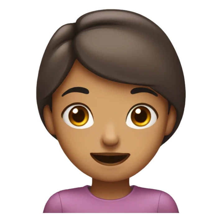 Girl rolling eyes with hand up sticker