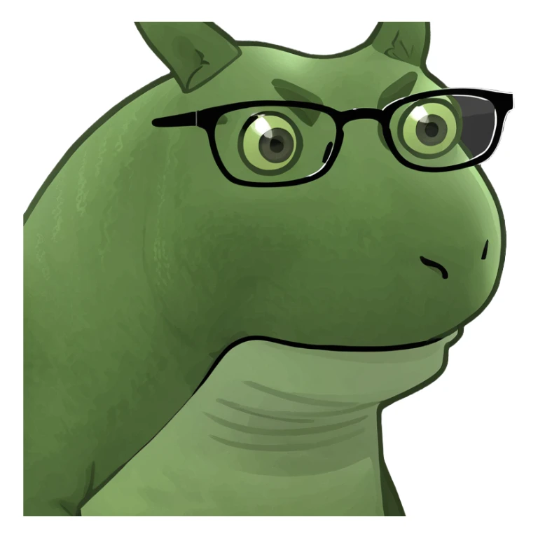 chupacabra in an office make her look like a bitch with glasses  sticker