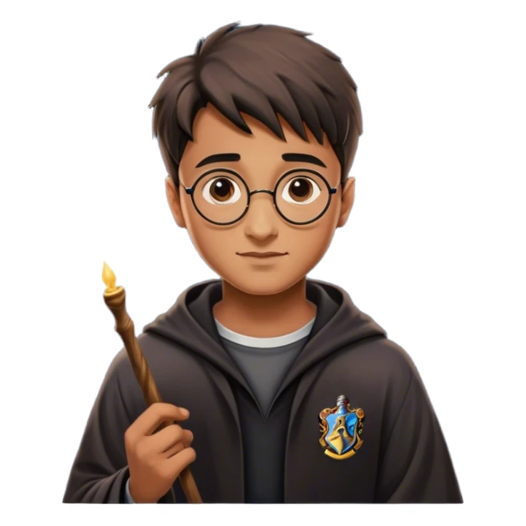 Live and moving paintings set in the universe of harry potter. While having the charm and care of a renaissance old school painting, the character also has a modern look and charm of a young guy in his prime.  sticker