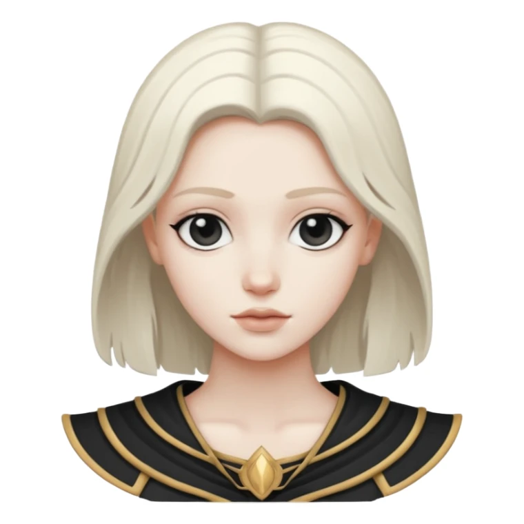 Aasimar dnd(humanoides de linaje celestial, a menudo descendientes de humanos y seres celestiales, que poseen rasgos físicos sutiles o notables de su herencia angelical, como cabello plateado o dorado, ojos sin pupilas, piel brillante, o incluso alas vestigiales) estilo blanco y negro dibujo sticker