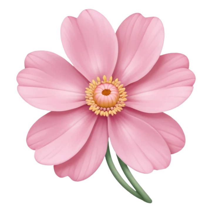 I want a flower for my hair pastel pink sticker