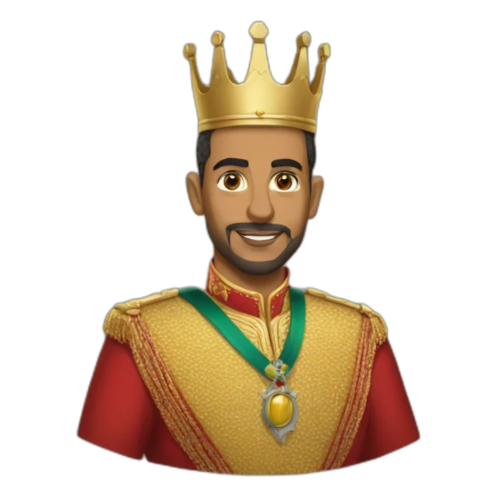 King of morocco sticker