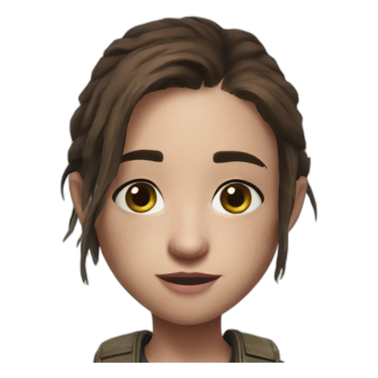 Emoji ellie the last of us sticker