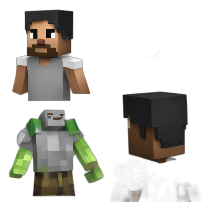 minecraft in real life sticker