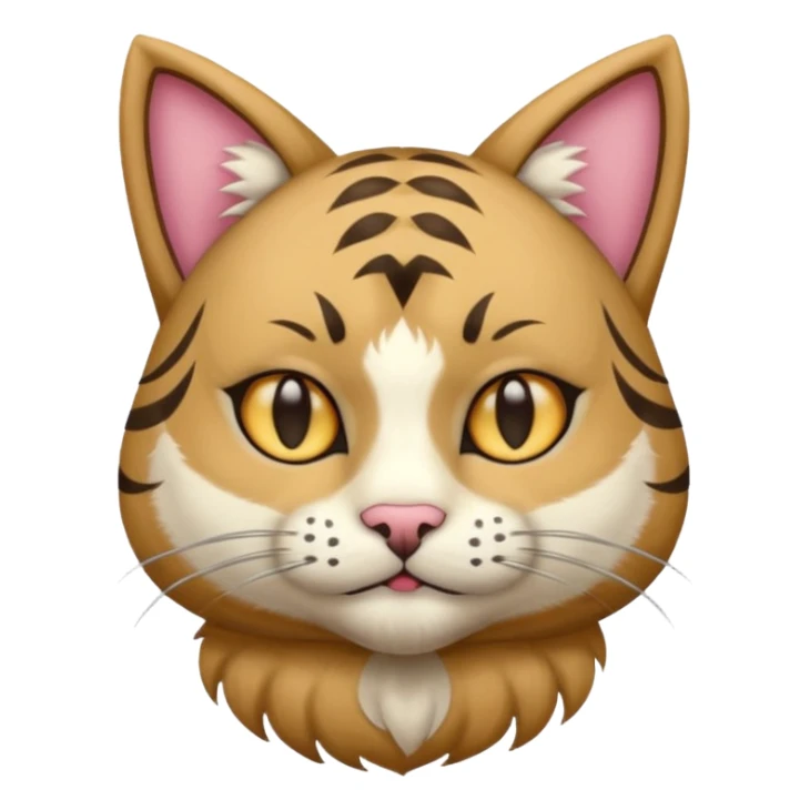 man in a cat fursuit loafed sticker