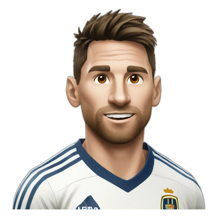 The réal Goat football Messi or Ronaldo sticker