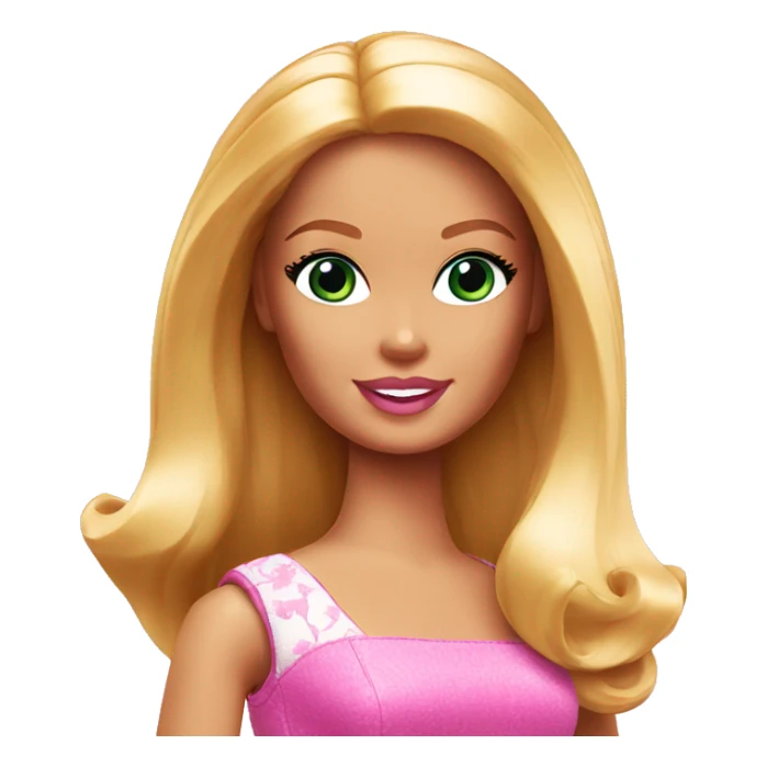 barbie toy sticker