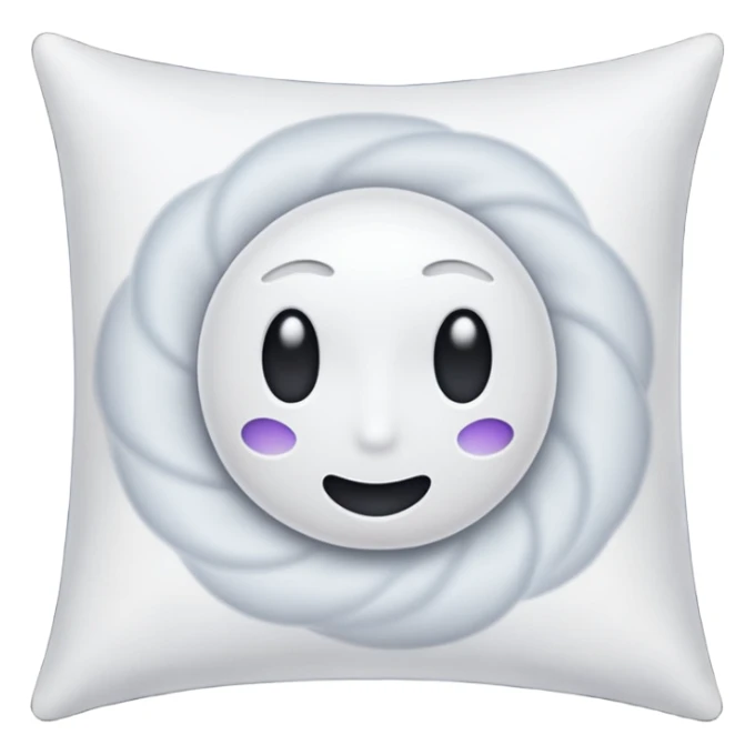 a pillow with dark aura coming out of it  sticker