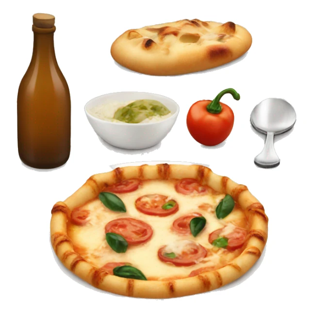 Aesthetic italian food sticker