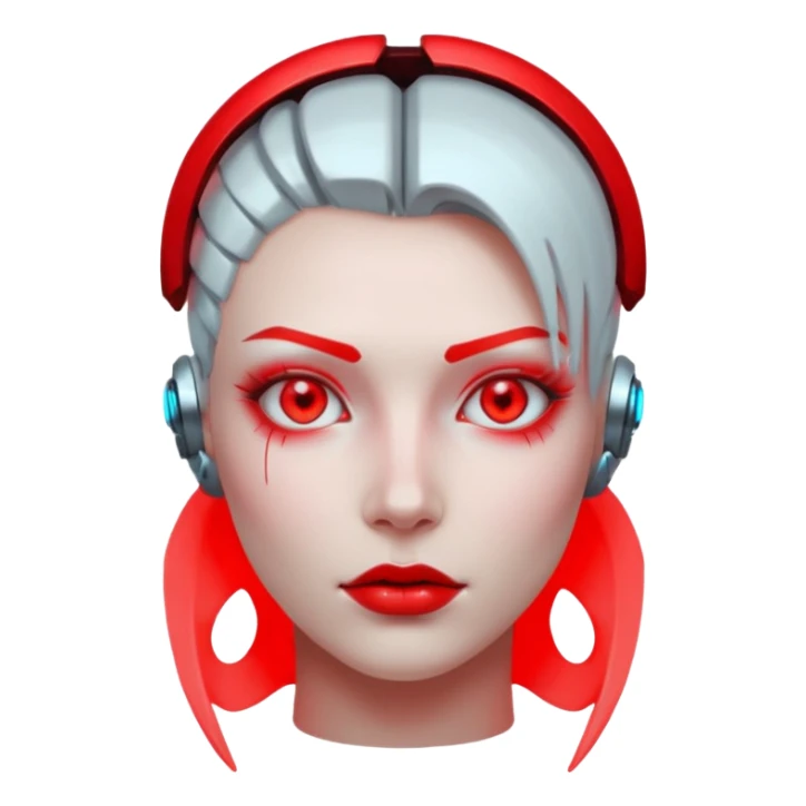 CYBERPUNK HAPPY RED sticker