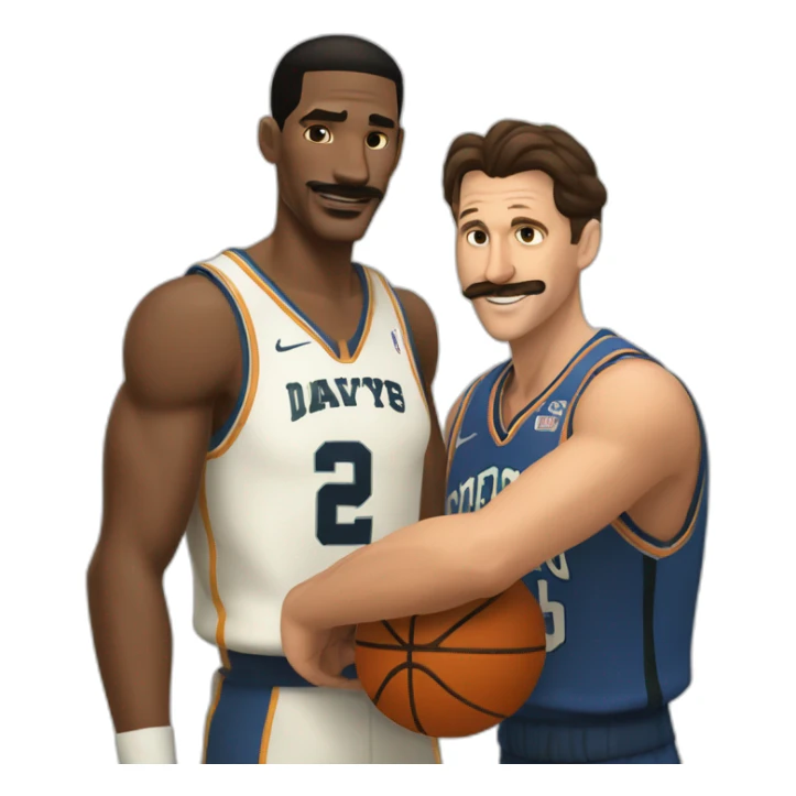 Richtofen and Dempsey playing basketball sticker