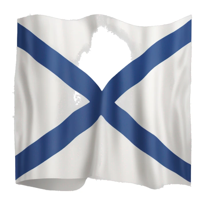 Drapeau blanc 🏳️ avec 6 feuilles de lys sticker