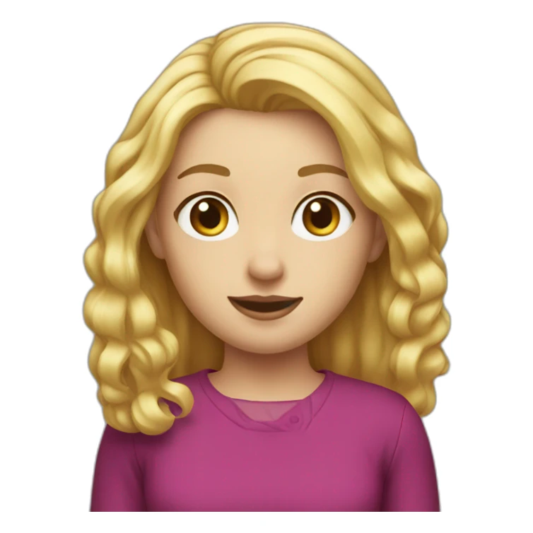 fcb-girl-blonde-hair sticker