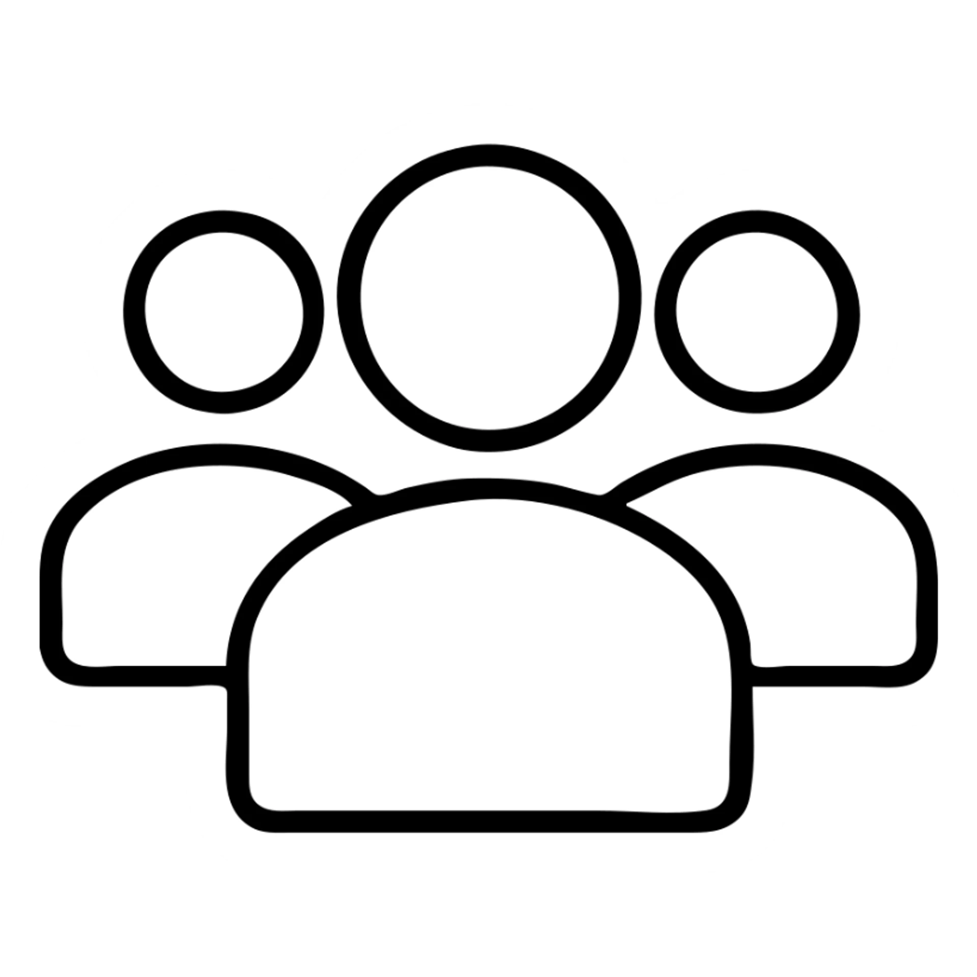 multiple users icon sticker