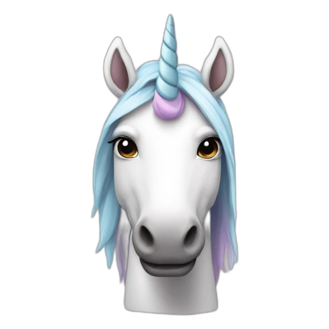 A unicorn wearing a hoodie sticker