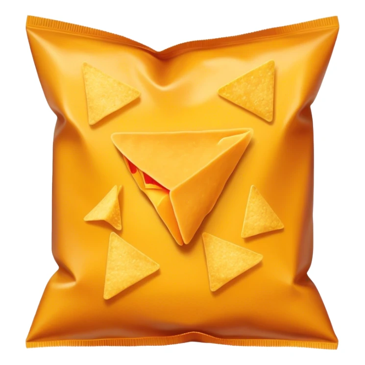 Bag of nacho cheese flavored Doritos  sticker
