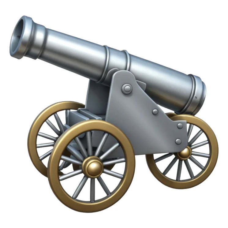 A cannon for Arsenal FC sticker