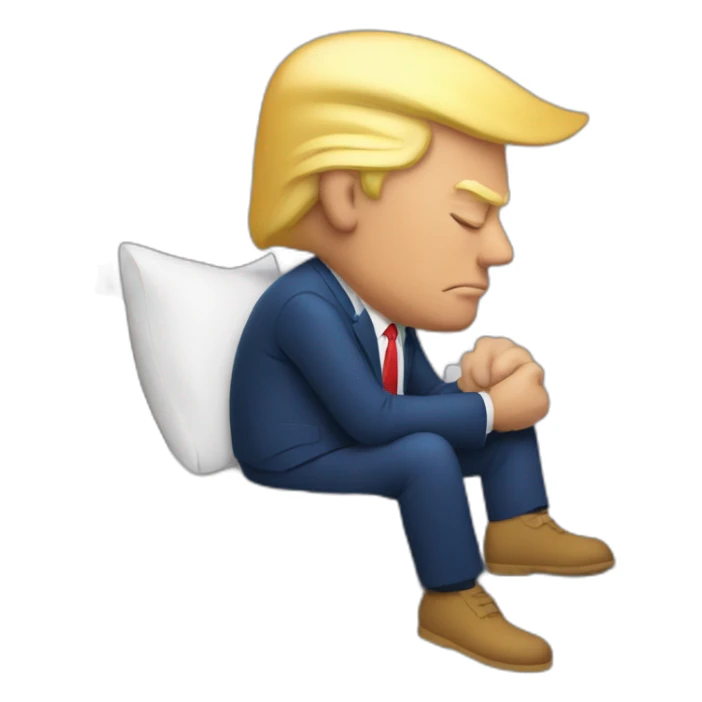 donald trump sleep sticker