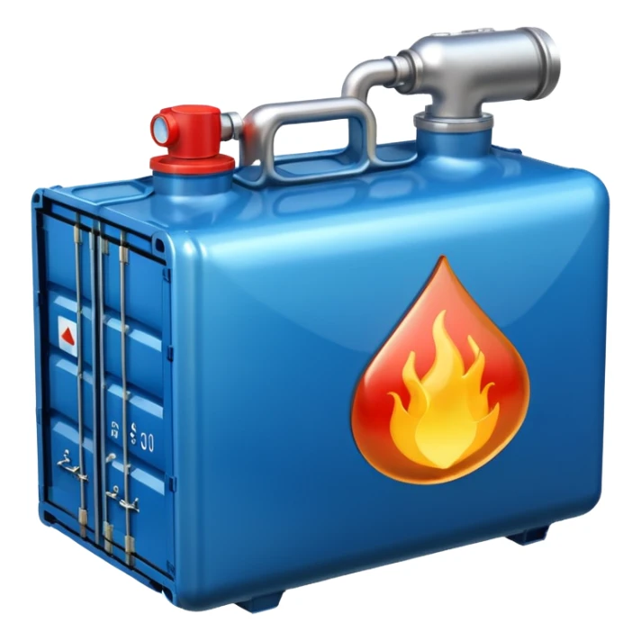 Liquid gas image in professional look sticker