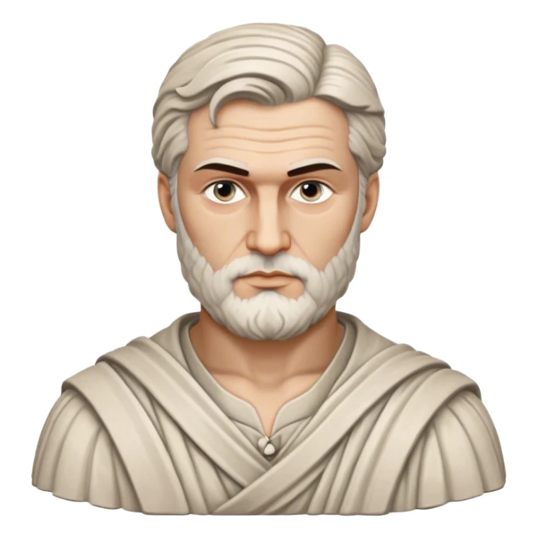 Cinematic Realistic Ivan Meštrović Portrait Emoji, depicted as a renowned Croatian sculptor with thoughtful eyes and classical attire, rendered with intricate textures and dramatic artistic lighting that captures his creative genius. sticker