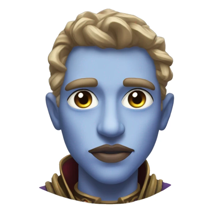 Twitch streamer in Warcraft style, mysterious eyes, intricate lips, masterpiece pose sticker