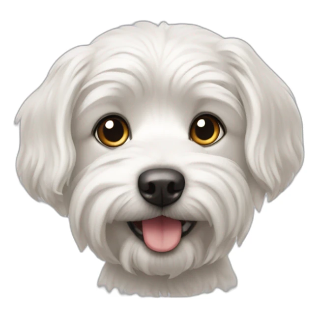 maltesan dog sticker