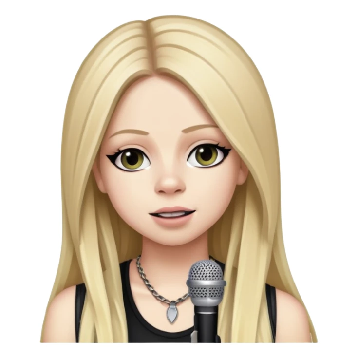 Avril Lavigne at concert sticker