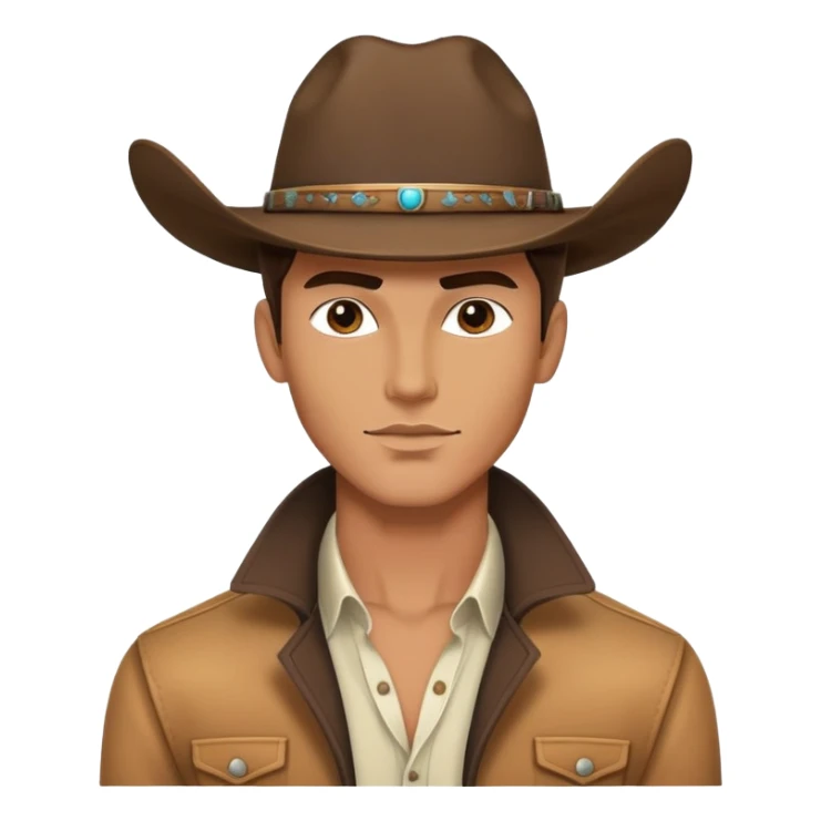 Handsome Western male fashion model with chiseled features, styled hair, designer clothes sticker