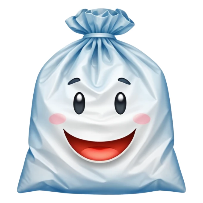 plastic bag with the inscription “ATБ” sticker