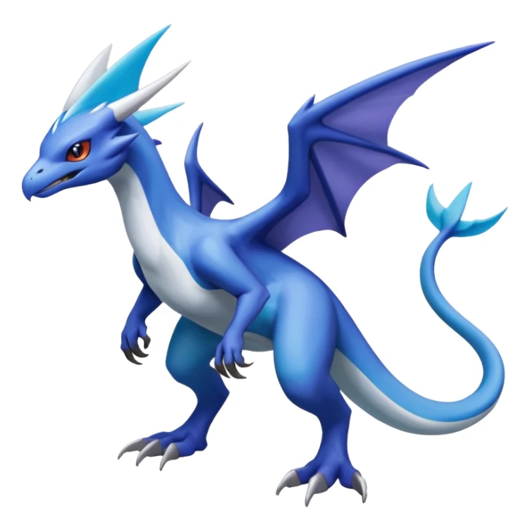 Noivern-Latios-Lugia-Fakémon-hybrid-creature (full body)  sticker