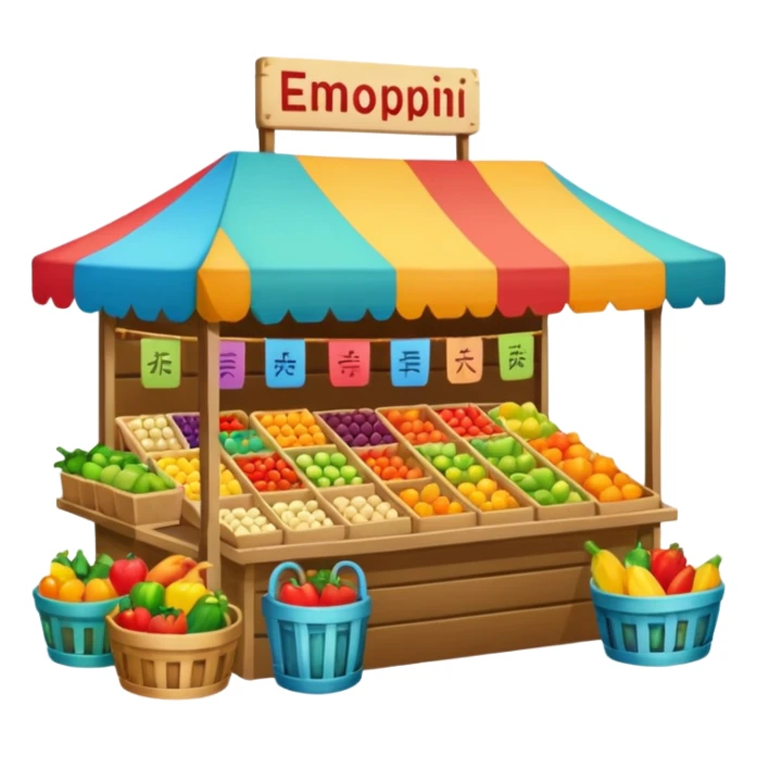 Street Market Stalls
 sticker