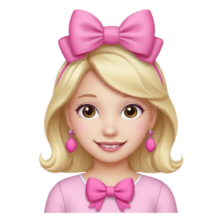 Aesthetic girl with pink accessories  sticker