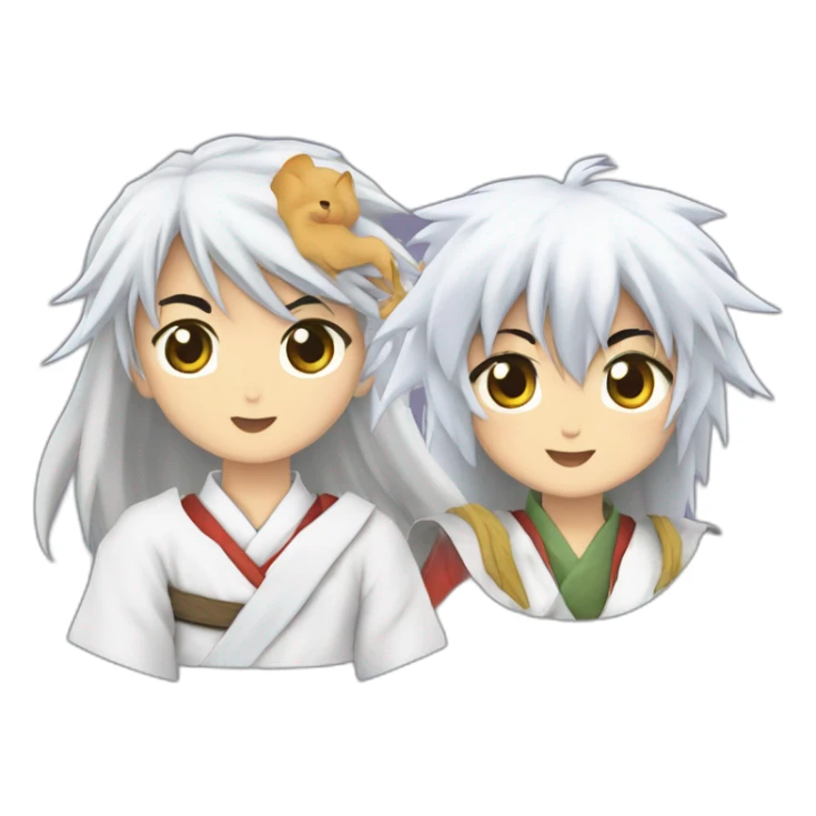 Rin and Sesshomaru (Inuyasha) sticker